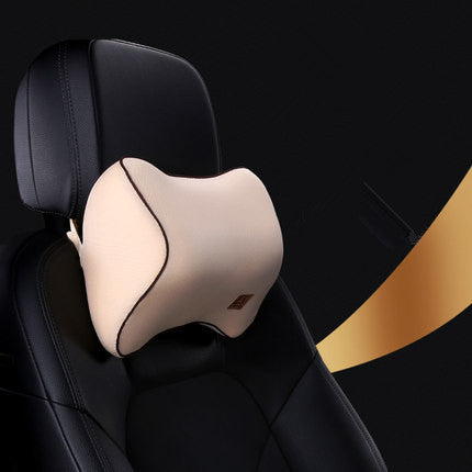 Car Memory Foam Headrest Lumbar Cushion Set
