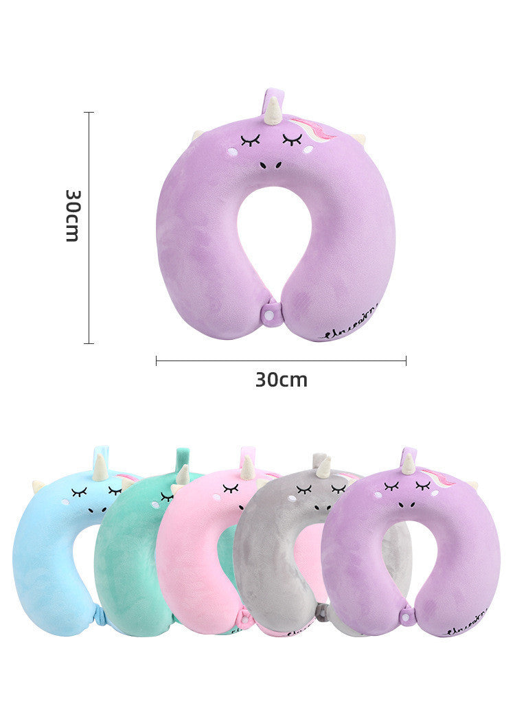 U-shaped Pillow Slow Rebound Memory Foam Neck Pillow Car Travel Afternoon Nap Pillow